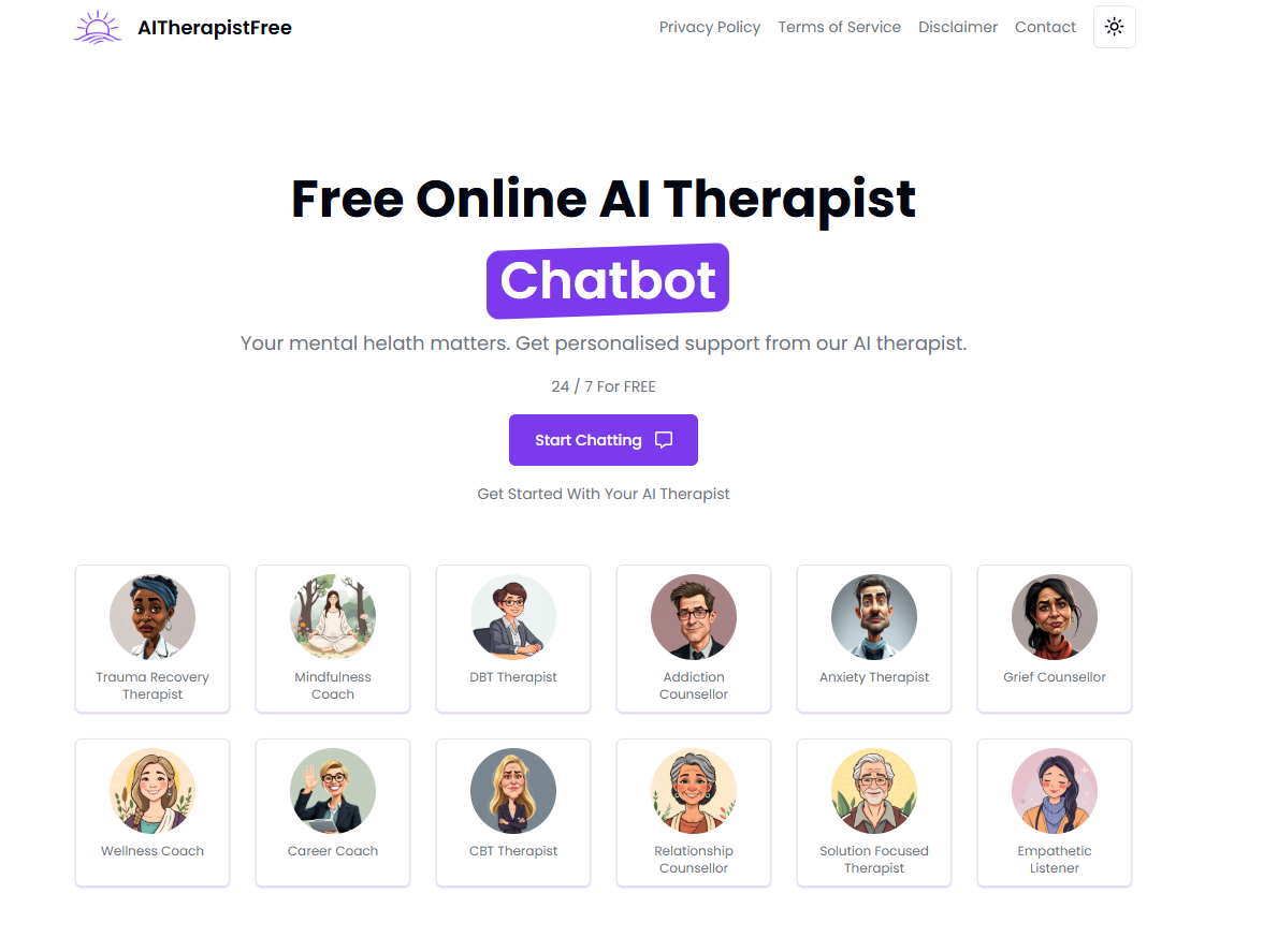 AI Therapist Free