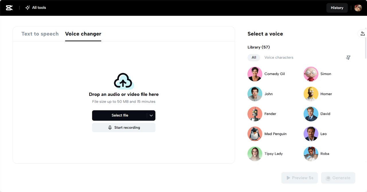 AI voice changer with accent and style customization 