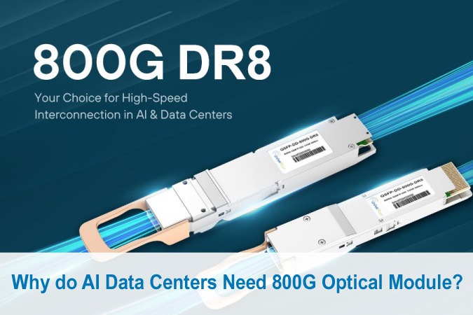 800G optical modules for AI data centers