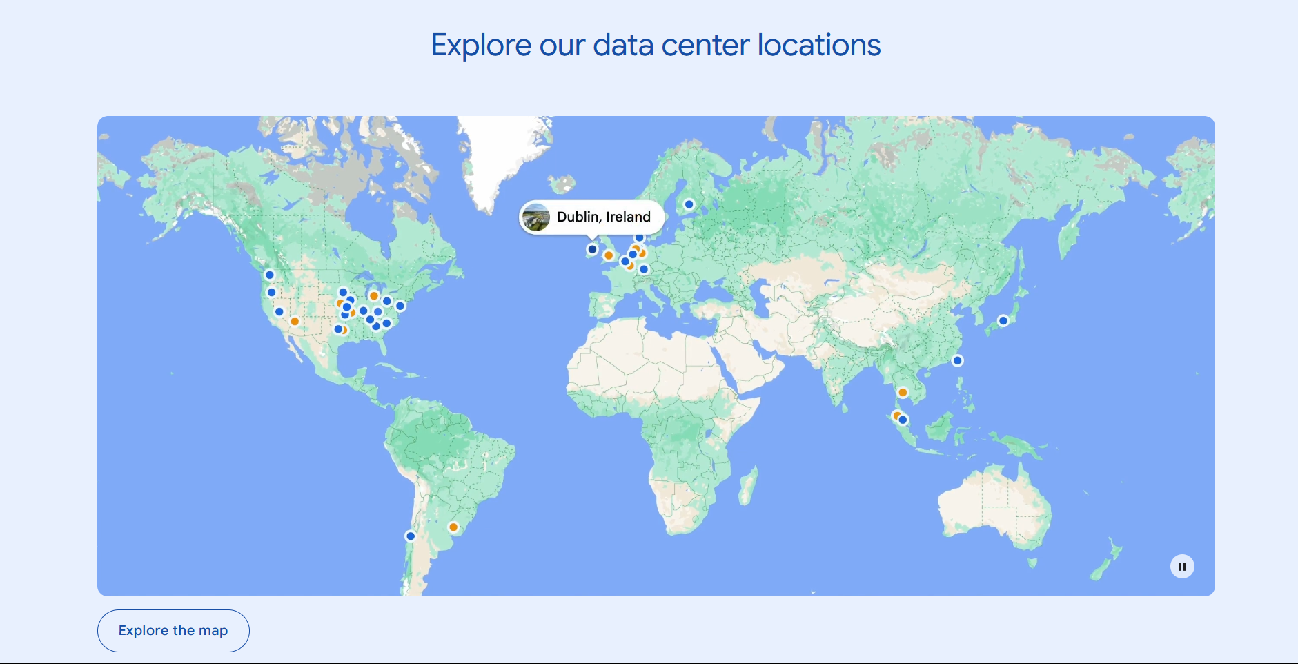 how many data centers does Google have