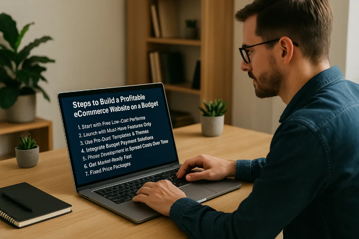 7 Steps to Build a Profitable eCommerce Website on a Budget