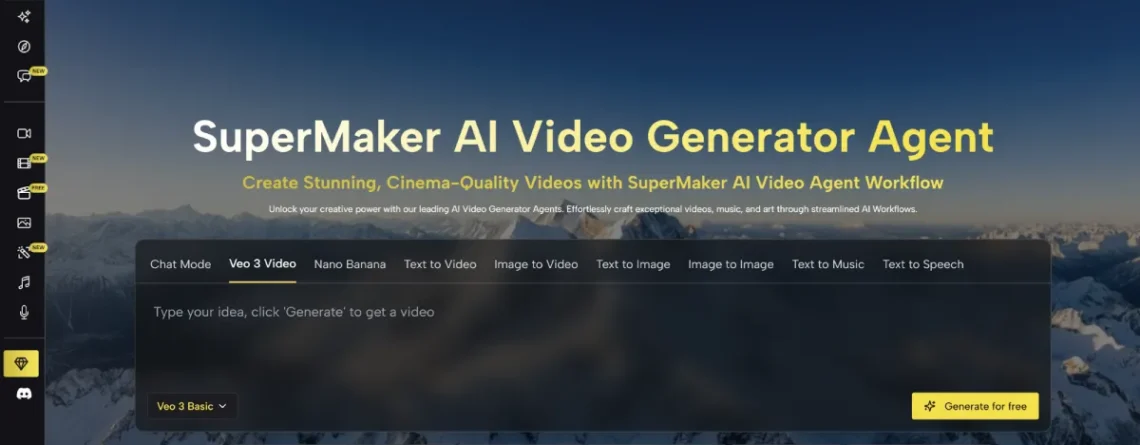 SuperMaker AI + Google Veo 3: The Ultimate AI Video Generator to Turn Any Idea into a Stunning Video