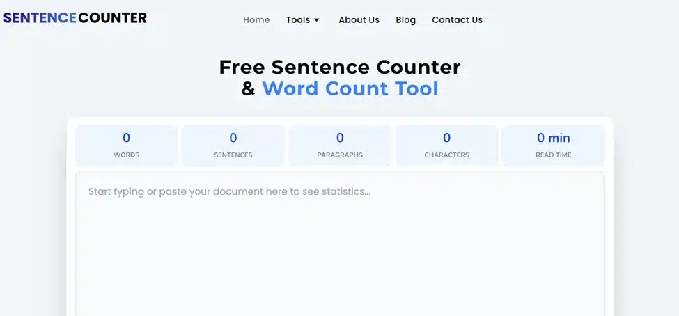 Sentence Counter