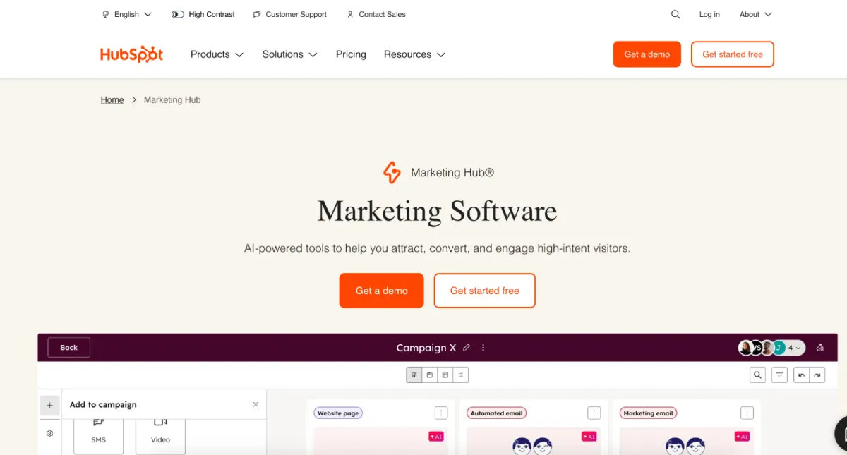 HubSpot Marketing Hub