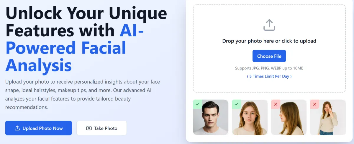 Transform ⁠your Look Instantly w⁠ith Right⁠Hair⁠’s Free⁠ AI Hairstyle Changer and AI Facial Analysi⁠s⁠