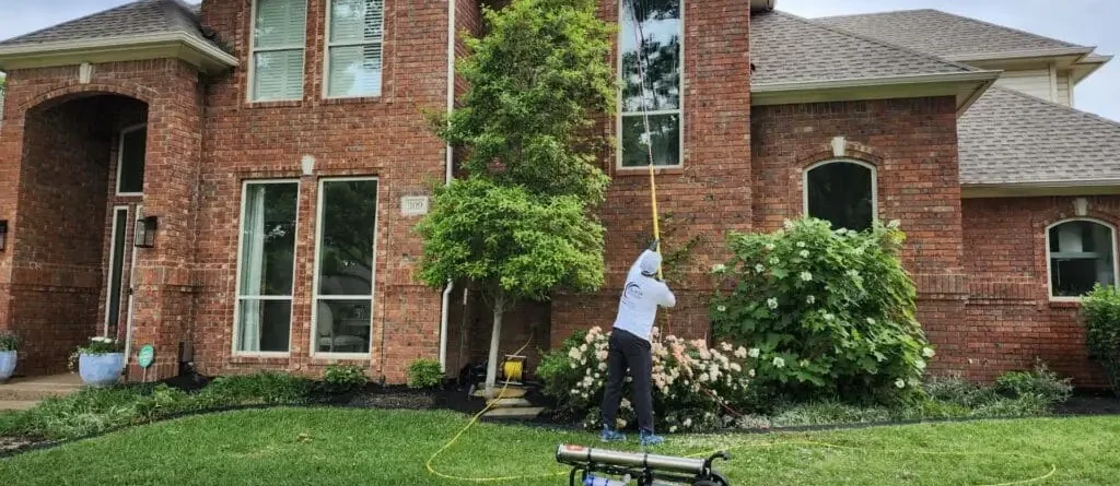 Professional Exterior Cleaning Services with ARP Wash in Argyle, TX