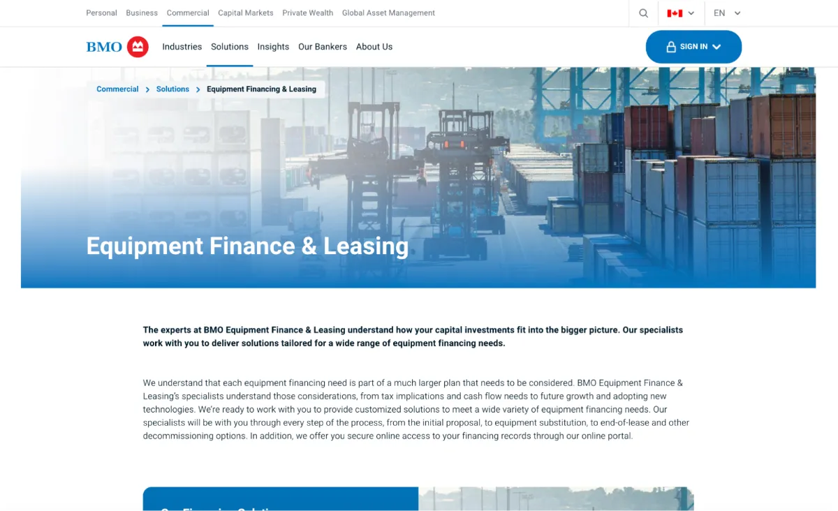 BMO Equipment Finance & Leasing