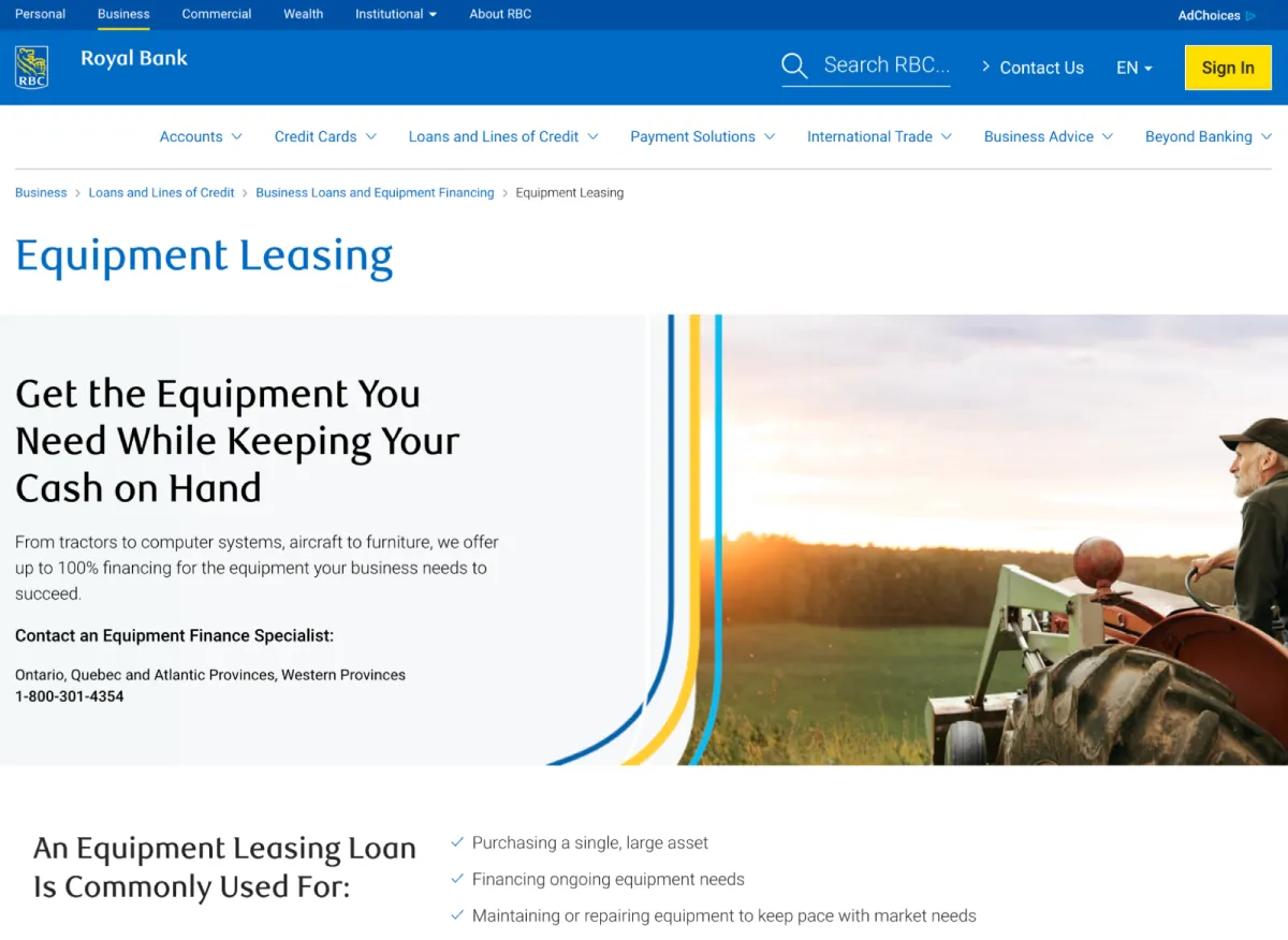 RBC Equipment Leasing