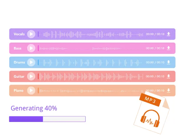 Quickly Separates Vocals and Instrumentals in Seconds