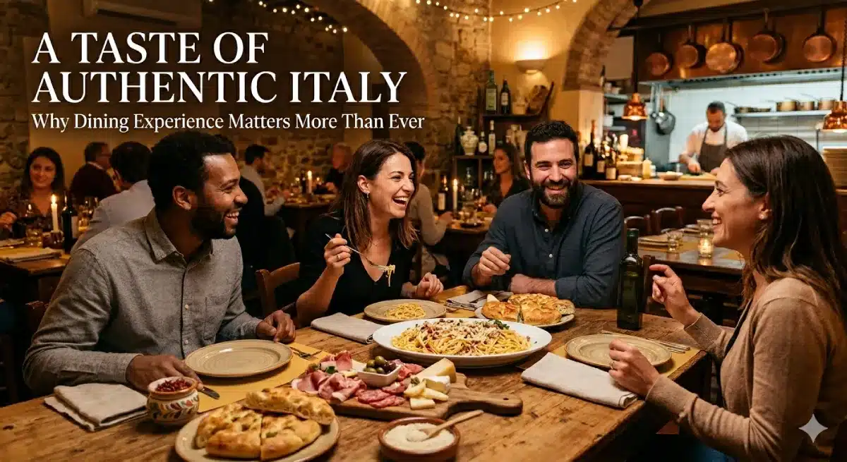 A Taste of Authentic Italy Why Dining Experience Matters More Than Ever