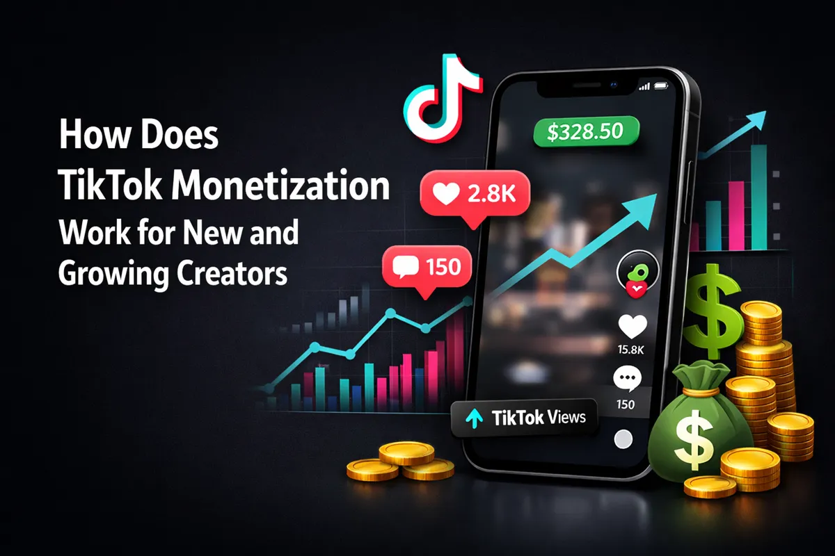 How Does TikTok Monetization Work For New And Growing Creators