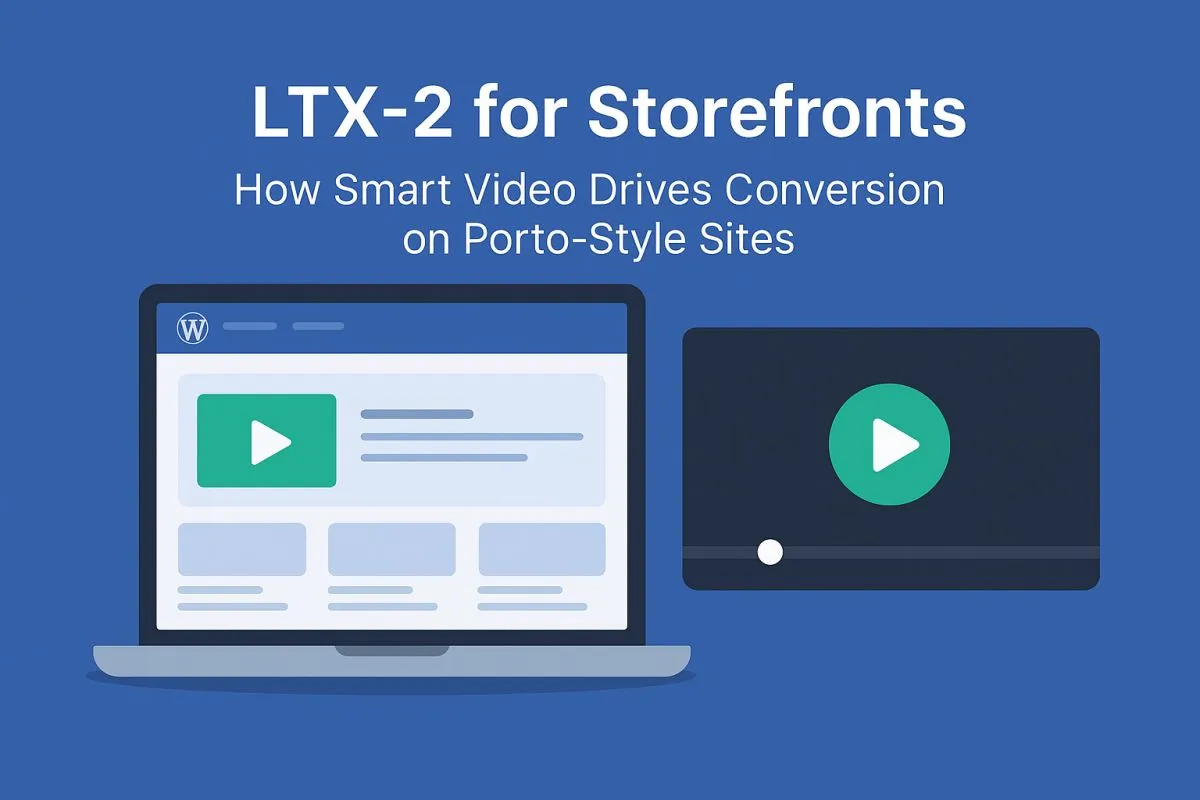 LTX-2 for Storefronts: How Smart Video Drives Conversion on Porto-Style Sites