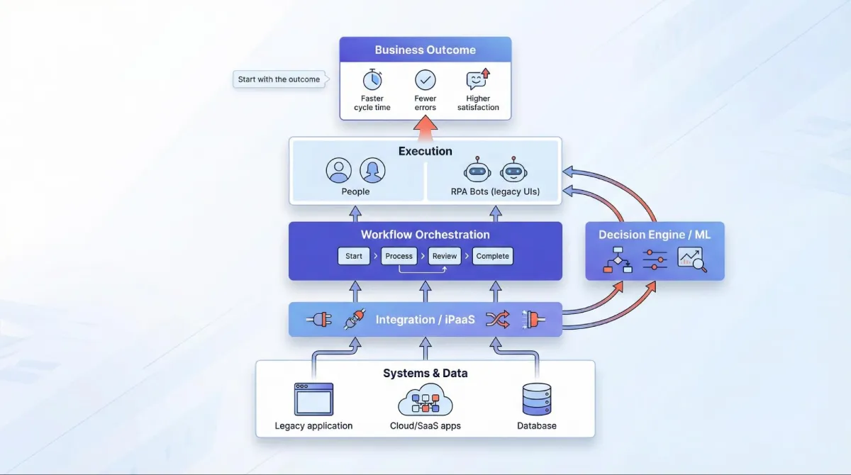 Choose the right mix of automation approaches