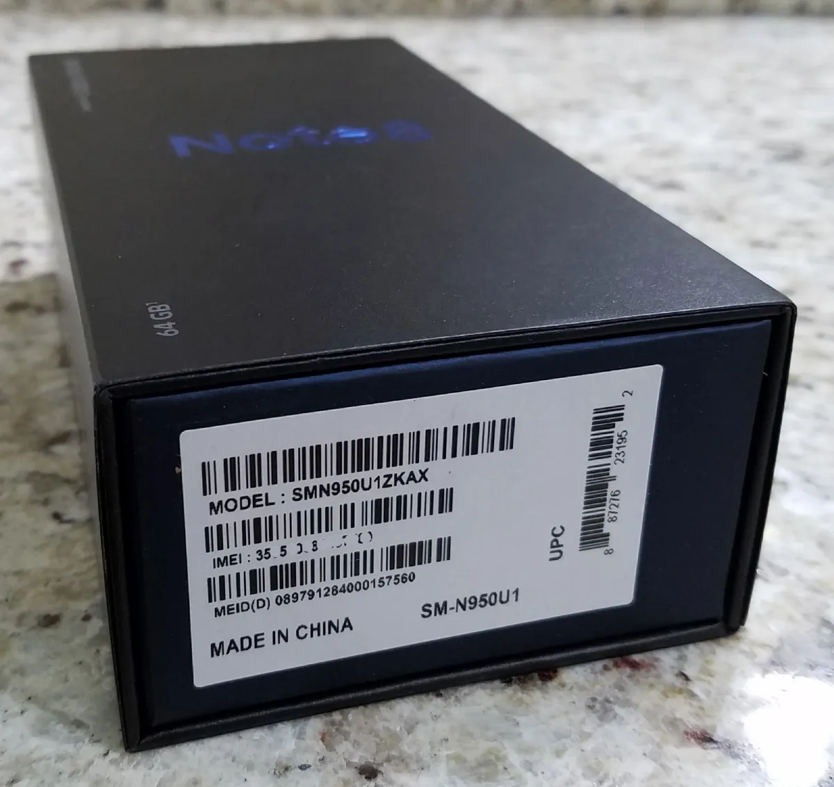 If not, examine the phone's box package label.