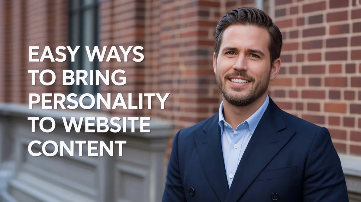 Easy Ways to Bring Personality to Website Content