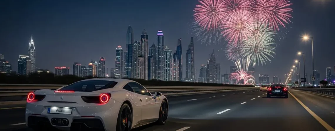 Celebrate New Year in Style: Rent a Ferrari in Dubai And Explore the Best Places to Eat