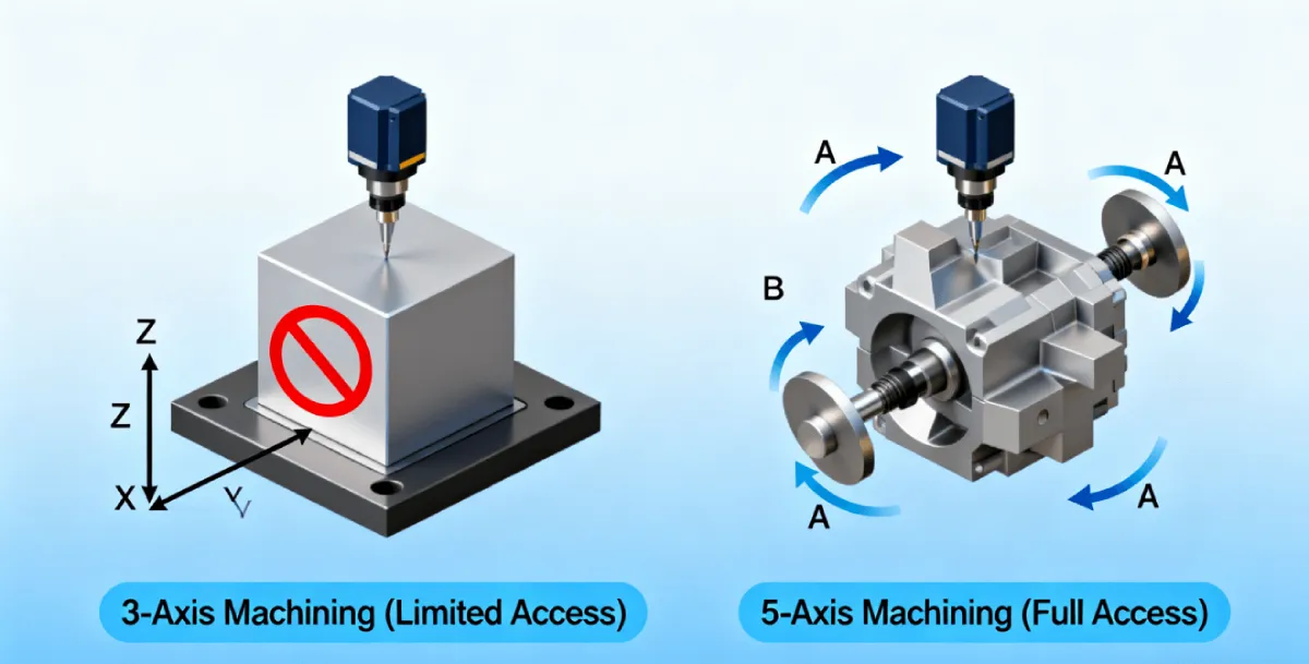 What exactly is 5-axis CNC machining? How does it "sculpt" these complex shapes?