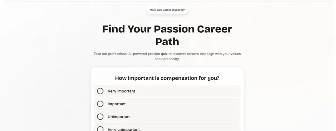 MyPassion.ai Review: Can an AI Quiz Actually Help You Find Your Dream Career?