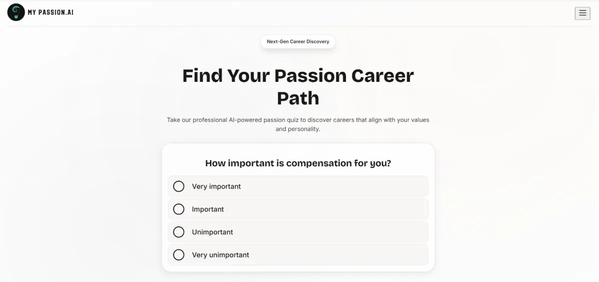 MyPassion.ai Review: Can an AI Quiz Actually Help You Find Your Dream Career?