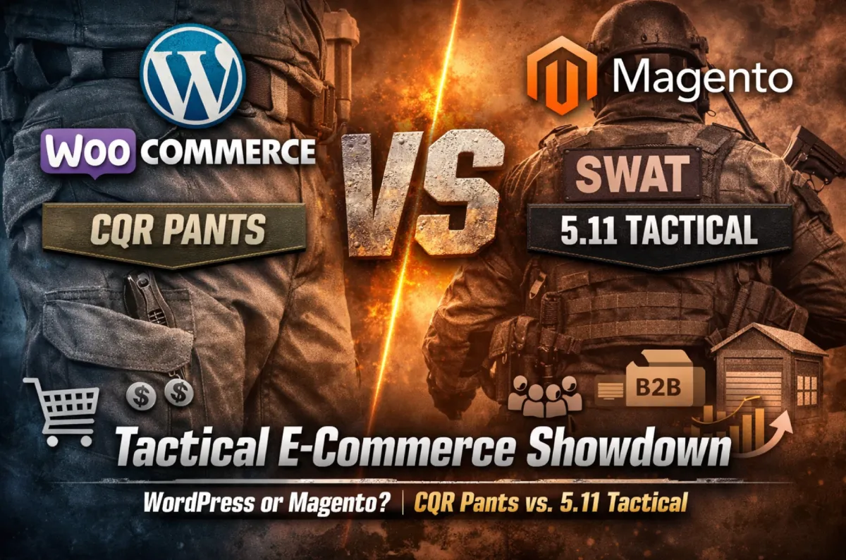 CQR Pants on WordPress, 5.11 on Magento: Which Platform Wins for Tactical E-Commerce?