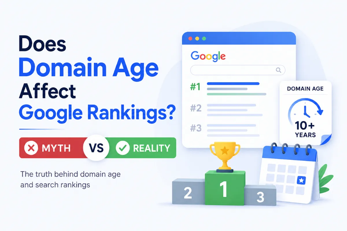 Does Domain Age Affect Google Rankings? Myth vs Reality