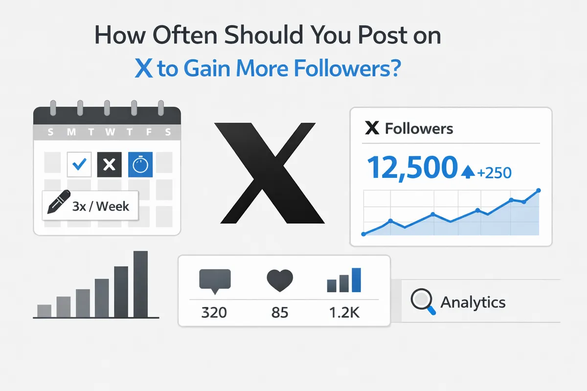 How Often Should You Post on X to Gain More Followers