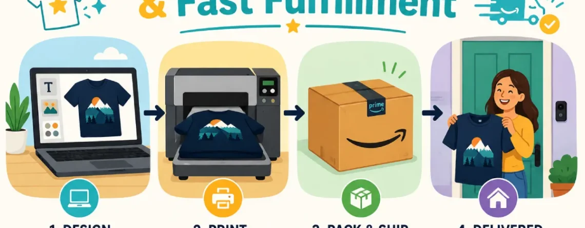 Merch by Amazon and Fast Fulfillment How Apparel Sellers Scale Beyond Print on Demand