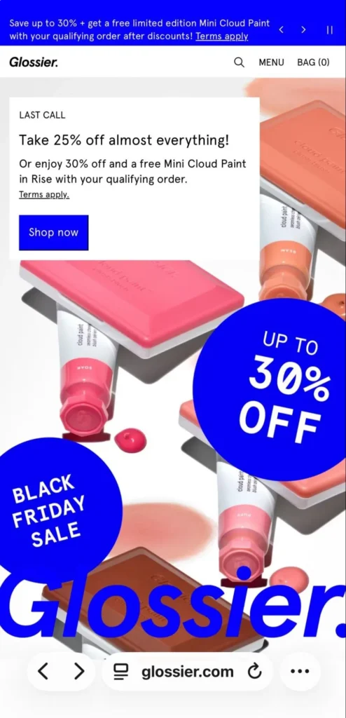 Mobile mobile design for niche stores