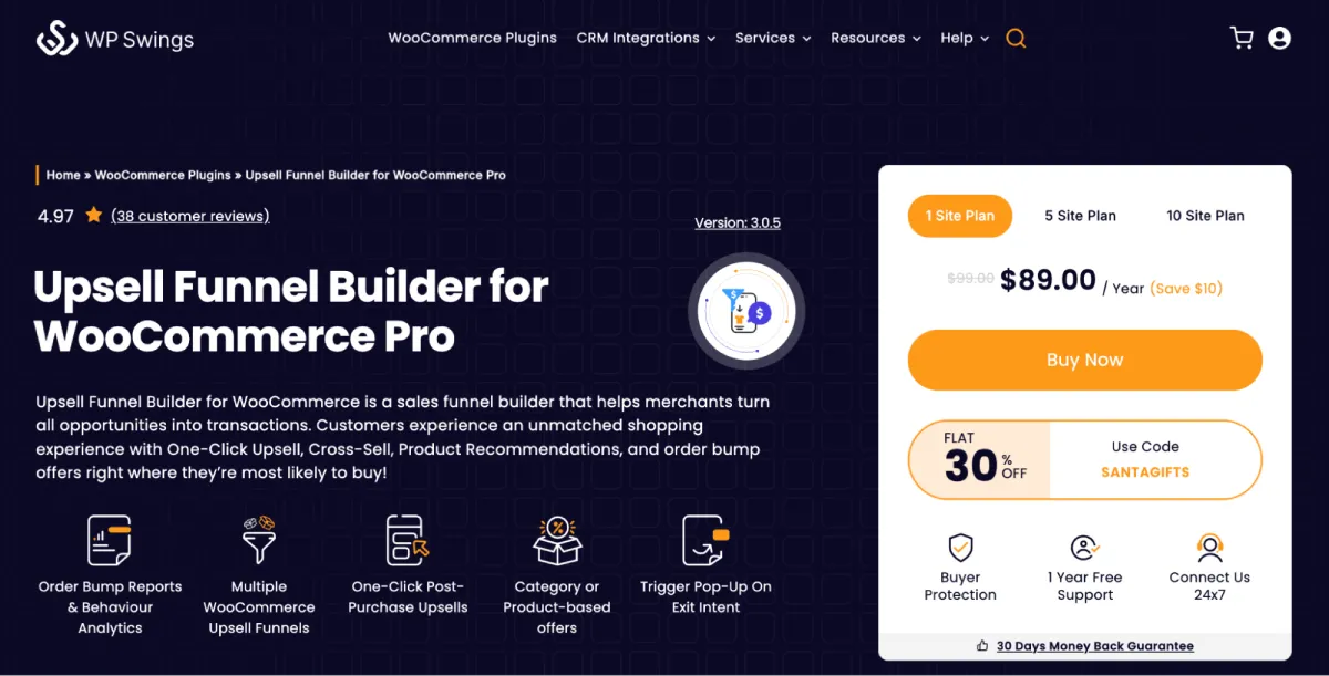 WPSwings - Upsell Funnel Builder