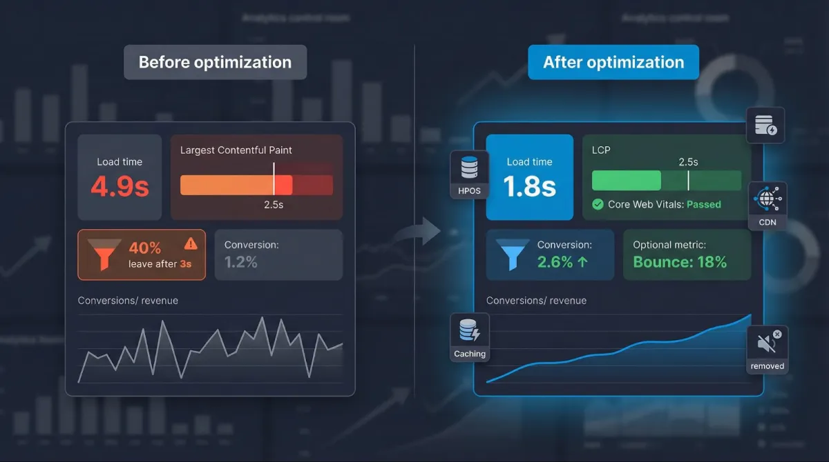 Performance optimization services turn slow WooCommerce stores into fast, conversion-focused experiences