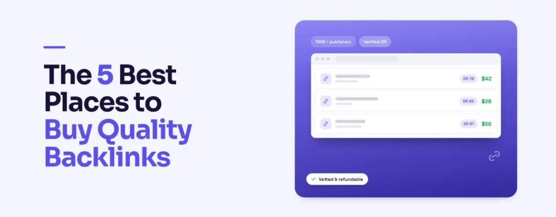 5 Best Places to Buy Quality Backlinks in 2026