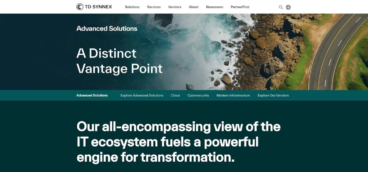 TD SYNNEX Advanced Solutions cloud security marketplace screenshot