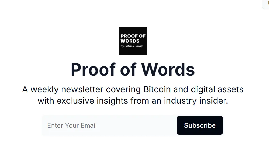 Proof of Words