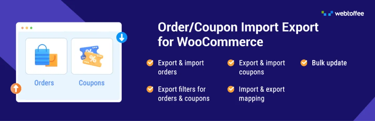 Order Import Export Plugin for WooCommerce