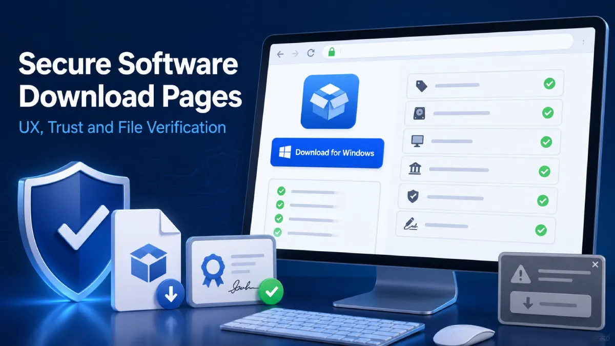 Software Download Page UX and Security Checklist for Safer Installs