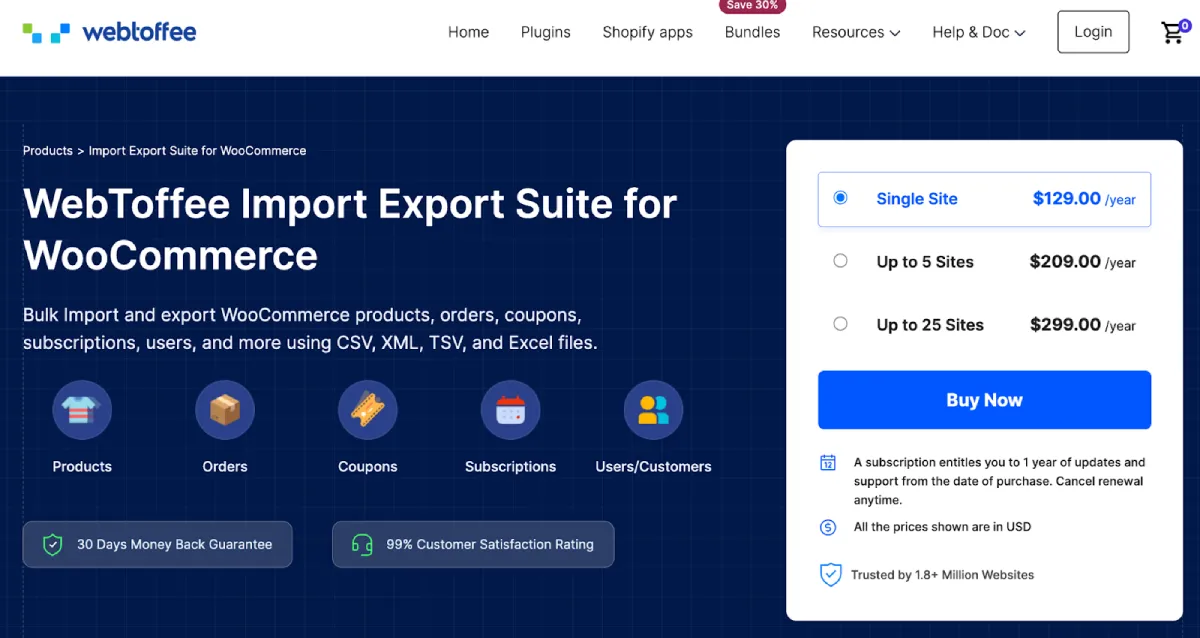 WebToffee Import Export Suite for WooCommerce