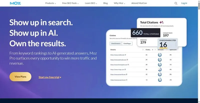 Moz Link Explorer