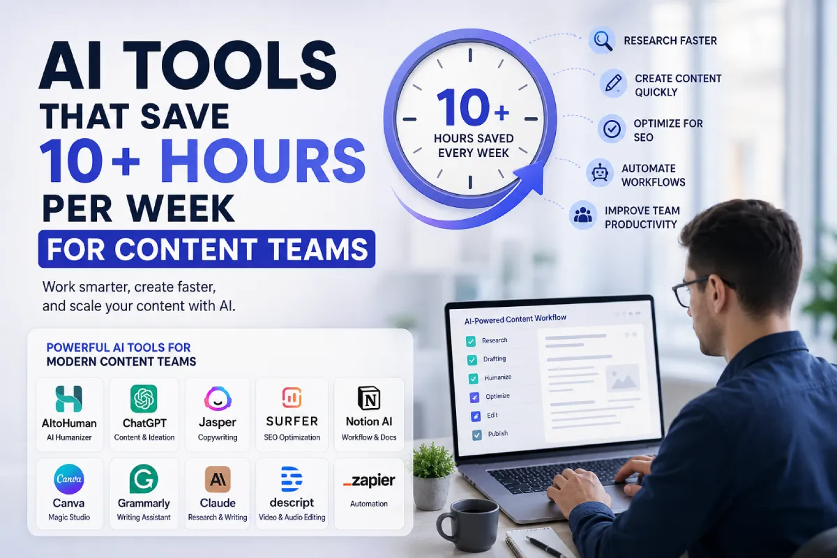 AI Tools That Save 10+ Hours Per Week for Content Teams