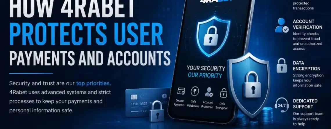 How 4Rabet Protects User Payments and Accounts