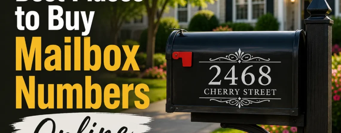 Best Places to Buy Mailbox Numbers Online: 5 Popular Options Compared