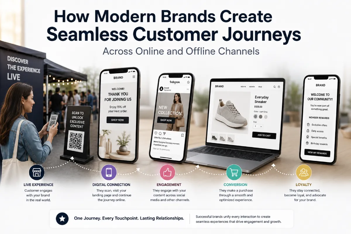 How Modern Brands Create Seamless Customer Journeys Across Online and Offline Channels