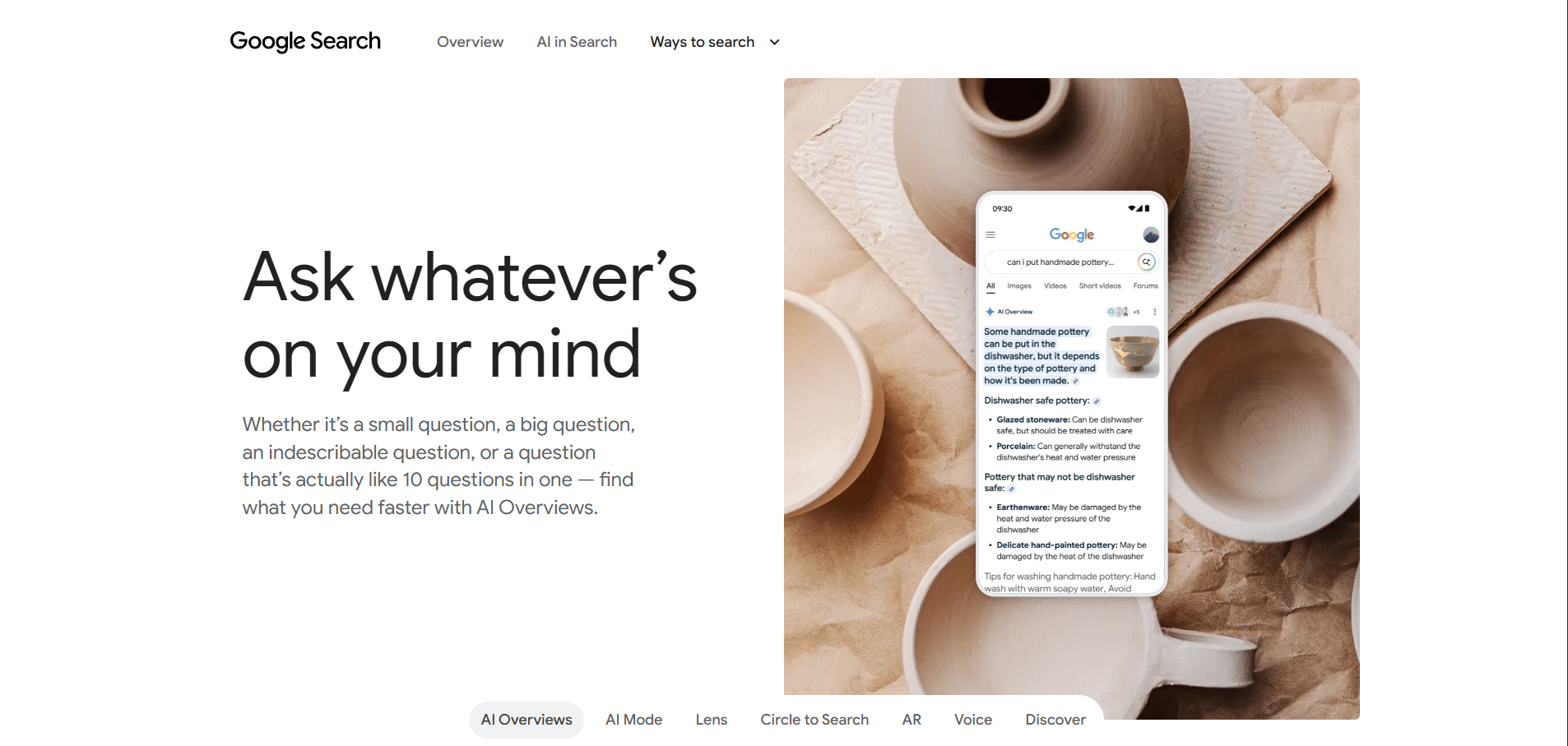 Ways to Search- Google AI Overview