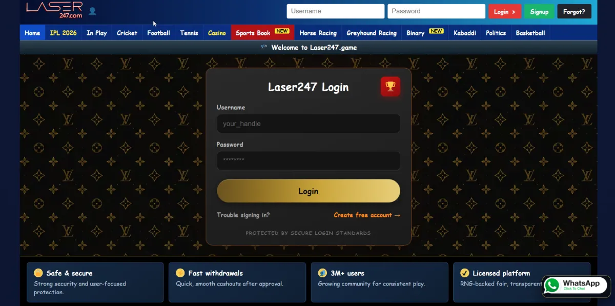 Laser247 Login Not Working in 2026? 15 Common Causes and How to Fix Them