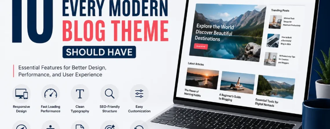 10 Features Every Modern Blog Theme Should Have
