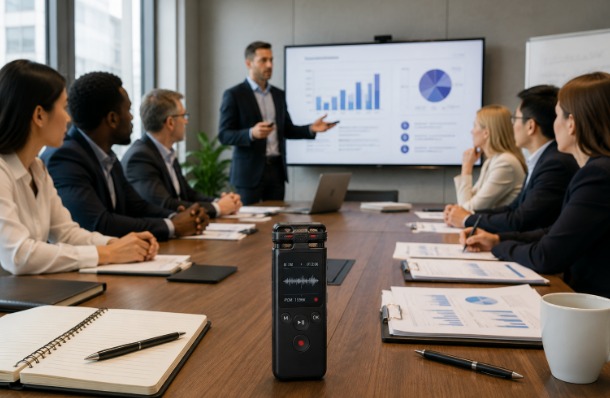 How to Record Large Meetings and One-on-One Interviews With the Right Device